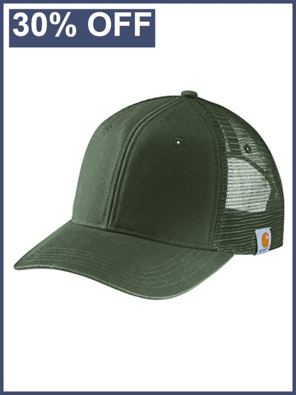 Carhartt Men's Canvas Mesh Back Baseball Cap Adjustable Fit